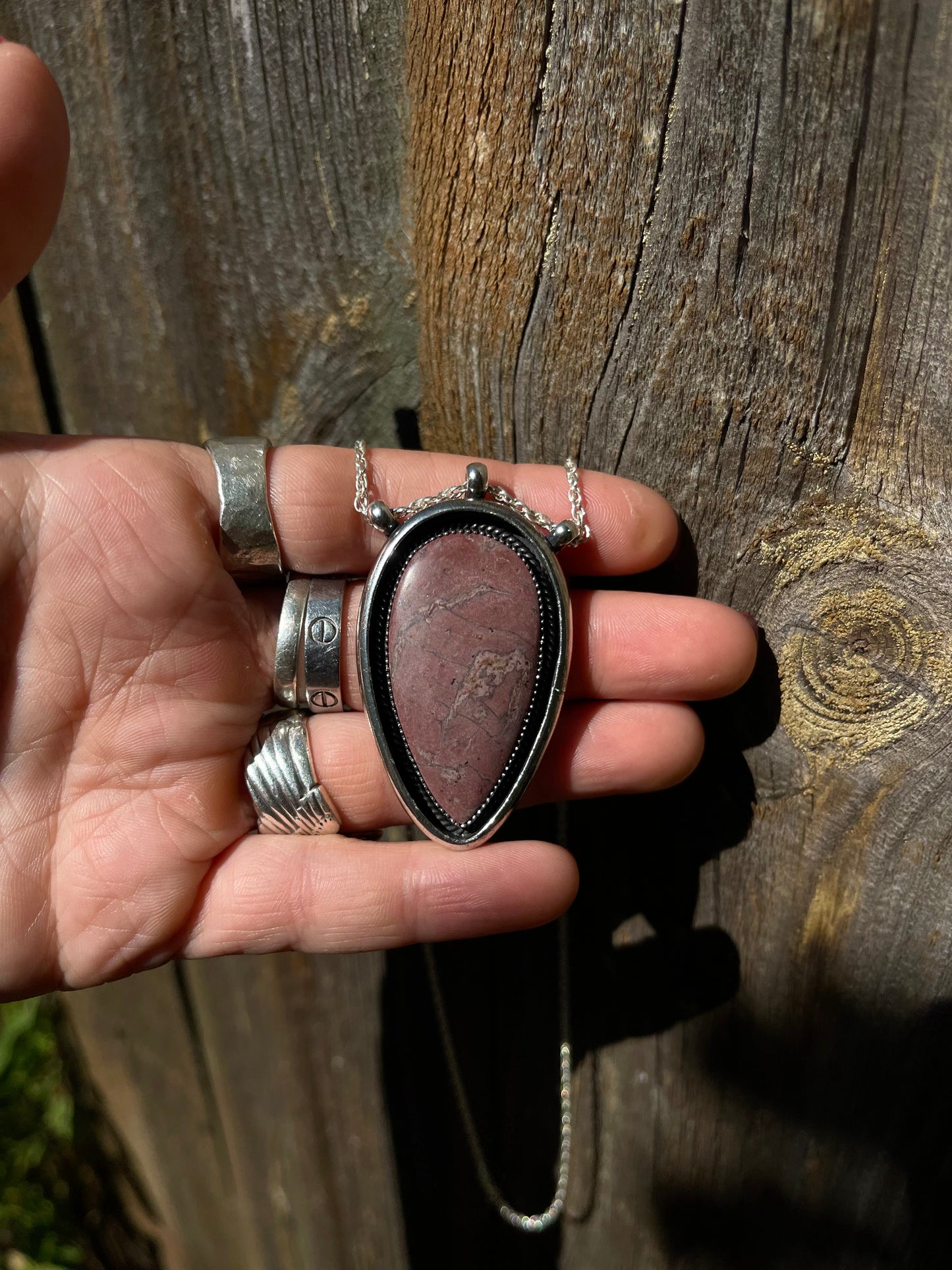 Potomac River Jasper Pendant