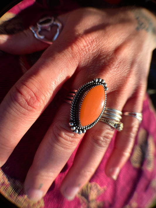 Orange Rosarita Ring